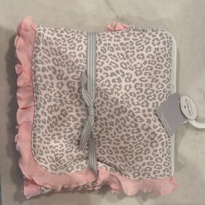 Carter's Pink Leopard Print Baby Bib